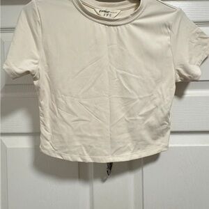 Activewear cropped T-shirt